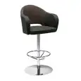 SGABELLO AGATHA - MOD. 383 - STRUTTURA GIREVOLE IN ACCIAIO - SCOCCA IN TESSUTO - PER USO INTERNO - DIM. Cm L 60 x P 59 x H 114 - NORMA CE