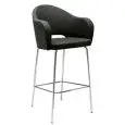 SGABELLO AGATHA - MOD. 384 - STRUTTURA IN ACCIAIO CON POGGIAPIEDI - SCOCCA IN TESSUTO - PER USO INTERNO - DIM. Cm L 60 x P 59 x H 116 - NORMA CE