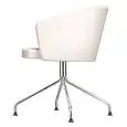 POLTRONCINA KICCA - MOD. 021 - STRUTTURA A 4 RAZZE IN ACCIAIO TUBOLARE TONDO CON BRACCIOLI - SEDILE E SCHIENALE IN TESSUTO - PER USO INTERNO - DIM. Cm L 62 x P 57 x H 76 - NORMA CE - SU RICHIESTA SONO DISPONIBILI ALTRE FINITURE