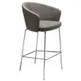 SGABELLO KICCA - MOD. 366 - STRUTTURA IN ACCIAIO CON POGGIAPIEDI - SCOCCA IN TESSUTO - PER USO INTERNO - DIM. Cm L 62 x P 57 x H 110 - NORMA CE