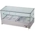 ESPOSITORE BAGNOMARIA DA BANCO - MOD. BMV - STRUTTURA IN ACCIAIO INOX - TEMPERATURA °C +30/+90 - COMANDI MECCANICI - MONOFASE 240V - NORMA CE