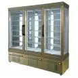 VETRINA REFRIGERATA PER PASTICCERIA - MOD. TEK/60 - STRUTTURA ESTERNA IN ALLUMINIO ANODIZZATO - VETRO BASSO EMISSIVO - TEMP. °C +2/+10 - TRE SCOMPARTI SEPARATI - ALIMENTAZIONE MONOFASE - REFRIGERAZIONE STATICA - VETRO ESPOSITIVO A SCELTA SU 1, 2 ,3 o 4 LA