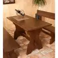 TAVOLO MODELLO RUSTICO - MOD. 020T - STRUTTURA IN LEGNO - FINITURE LEGNO IN ANILINA BEIGE, PINO NATURALE, CILIEGIO E NOCE  - PER USO INTERNO - NORMA CE