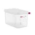 Contenitore Con Coperchio 1/4  in Polipropilene - ARAVEN Linea POLIPROPILENE - Codice 03027 - Capacità 28 lt  - Dimensioni cm 26.5x16.2 - Altezza cm 10 - Imballo confezione da n. 1 Unità