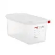 Contenitore Con Coperchio 1/3  in Polipropilene - ARAVEN Linea POLIPROPILENE - Codice 03031 - Capacità 6 lt  - Dimensioni cm 32.5x17.6 - Altezza cm 15 - Imballo confezione da n. 1 Unità