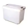 Contenitore Per Alimenti  in Polipropilene - ARAVEN Linea POLIPROPILENE - Codice 01890 - Capacità 90 lt  - Dimensioni cm 70.5x46.5 - Altezza cm 48 - Imballo confezione da n. 1 Unità