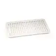 Griglia Gastronorm 1/3 in Polipropilene - ARAVEN Linea POLIPROPILENE - Codice 00242 - Dimensioni cm 26x11.5 - Altezza cm 2 - Imballo confezione da n. 1 Unità