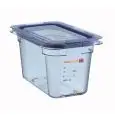 Contenitore Con Coperchio 1/4  in Abs - ARAVEN Linea ABS - Codice 07767 - Capacità 12 lt  - Dimensioni cm 26.5x16.2 - Altezza cm 65 - Imballo confezione da n. 1 Unità