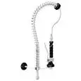 GRUPPO DOCCIA SENZA MISCELATORE Mod. 00971000 - Colore nero - Altezza cm 60 - Pressione massima di lavoro: 5 bar
