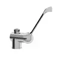 RUBINETTO PER LAVELLO Mod. 00206002 - Monoforo e monocomando - Leva lunga per attacco gruppi doccia - Foro di fissaggio: min/max ø 32/35 mm - Attacco da 3/8" F