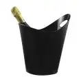 Secchiello Portabottiglie Nero in Acrilico - MEDRI Linea NIZZA - Codice 2514K - Dimensioni cm 25x20 - Altezza cm 29 - Imballo confezione da n. 1 Unità
