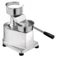 PRESSAMBURGER MANUALE - Mod. HF-130 - STRUTTURA IN ALLUMINIO ANODIZZATO - DIMENSIONI STAMPO ø 130 mm - Norma CE