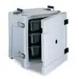 CONTENITORE ISOTERMICO AD APERTURA FRONTALE - MOD. AF6 - PER TRASPORTO DI PASTI MULTIPORZIONE - CALDI, FRESCHI O CONGELATI - GASTRONORM GN1/2 e 1/3 - CAPACITA' Lt. 30,5 - DIM. cm L 41 x P 36 x 44 H - NORMA CE
