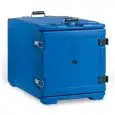 CONTENITORE ISOTERMICO AD APERTURA FRONTALE - MOD. AF7 - PER TRASPORTO DI PASTI MULTIPORZIONE - CALDI, FRESCHI O CONGELATI - GASTRONORM GN1/1, 1/2 e 1/3 - CAPACITA' Lt. 63 - DIM. cm L 44 x P 64 x 48 H - NORMA CE