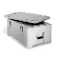 CONTENITORE ISOTERMICO AD APERTURA SUPERIORE - MOD. THERMAX GN1/1 - PER TRASPORTO DI PASTI MULTIPORZIONE - CALDI, FRESCHI O CONGELATI - GASTRONORM GN1/1 - CAPACITA' Lt. 39 - DIM. cm L 41,5 x P 66 x 30 H - NORMA CE