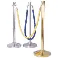 ASTA DELIMITA CORSIE PER CORDONI A TRECCIA - MOD. AC 5118 - Altezza cm 90 - Disponibili in diversi colori