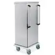 ARMADIO PORTAVASSOI E PORTATEGLIE NEUTRO - MOD. ARMADIO NEUTRO - STRUTTURA IN LAMIERA DI ACCIAIO INOX AISI 304 - SUPPORTI IN LAMIERA DI ACCIAIO INOX - MANIGLIA APERTURA CON CHIUSURA A CALAMITA - PORTATA VASSOI/TEGLIE (in base al modello) - RUOTE PIROETTAN