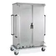 ARMADIO PORTAVASSOI E PORTATEGLIE CALDI - MOD. ARMADI CALDI 2 - STRUTTURA IN LAMIERA DI ACCIAIO INOX AISI 304 COMPLETAMENTE SALDATA - ALIMENTAZIONE MONOFASE 230V 50/60Hz - POTENZA 1600W x 2 - GRUPPO RISCALDANTE VENTILATO - PORTATA VASSOI/TEGLIE (In base a