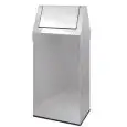 PATTUMIERA E GETTACARTE - MOD. PATTUMIERE/GETTACARTE IN ACCIAIO INOX - CONTENITORE IN ACCIAIO INOX - COPERCHIO BASCULANTE IN ACCIAIO INOX ANTIGRAFFIO - NORMA CE