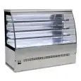 ESPOSITORE MURALE REFRIGERATO - MOD. EVO SELF - IDEALE PER CARNI, SALUMI E LATTICINI PRE CONFEZIONATI - VENTILATO - TEMPERATURA MINIMA DI ESERCIZIO °C +3/+5 - SELF SERVICE - NON CANALIZZABILE - NORMA CE