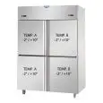 Armadio frigo in acciaio inox combinato positivo e positivo gastronorm Tecnodom A4I4MIDPP
