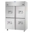 Armadio frigo in acciaio inox combinato positivo e negativo (congelatore) gastronorm Tecnodom A4I4MIDPN