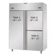 Armadio frigo in acciaio inox combinato negativo e negativo (congelatore) gastronorm Tecnodom A3I4MIDNN