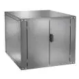 CELLA DI LIEVITAZIONE PER FORNI PIZZA - COMPRESA DI RISCALDATORE - Potenza W 1100 - Termostato  0/90°C - Alimentazione monofase 230V/50Hz - Norma CE