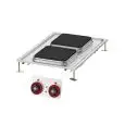 PIANO DI COTTURA ELETTRICO DA INCASSO CON PIASTRE QUADRE - MOD. PCQD-64ET - N. 2 piastre quadre - Alimentazione trifase o monofase 400V/2N 230V/3 230V - Potenza Kw 5,2 - Dimensioni: cm. L 40 x P 60 x H 5 - Norma CE