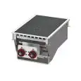 PIANO DI COTTURA ELETTRICO AD INDUZIONE DA INCASSO - MOD. PCID-64ET - N. 2 zone di cottura - Alimentazione trifase 400V/3 - Potenza 10 kW - Dimensioni: cm. L 40 x P 60 x H 31 - Norma CE