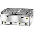 GRIGLIE PIETRA LAVICA GL - Mod. GL/66 - Griglia di cottura a V in acciaio inox anticaduta grassi - Potenza 13 kW - Alimentazione METANO-GPL - Dim. cm L 66 x P 54 x h 22 - Norma CE