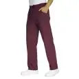 PANTALACCIO VIENNA BORDEAUX - MOD. 044653 - 100% COTONE - COLORE BORDEAUX CON RIGHE BIANCHE