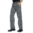 PANTALACCIO SAN FRANCISCO - MOD. 044669 - 100% COTONE - COLORE NERO CON SCRITTE BIANCHE