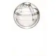 Secchiello Ghiaccio  in San - GUZZINI Linea STELLA - Codice 987.00 - Diametro 20 cm - Altezza cm 17 - Imballo confezione da n. 1 Unità
