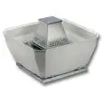 ASPIRATORE CENTRIFUGO A TORRINO - MOD. TN/VAT - A GETTO VERTICALE - Temperatura massima dell’aria aspirata 60°C servizio continuo o a 400°C solo per due ore in caso di emergenza - Norma CE