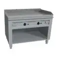 CUCINA TEPPANYAKI A GAS 2 FUOCHI  - MOD. VGO2100L - 2 zone cottura - Costruita esclusivamente su misura - Vano a giorno - Piastra di cottura al cromo duro lucido - Alzatina su 4 lati - Potenza a gas kW 11,6 (2x5,8 kW) - Dimensioni: cm L 100 x P 72 x H 85 
