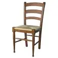 SEDIA MAIA - MOD. SD 031 - STRUTTURA IN LEGNO DI FAGGIO - SEDUTA IN SIMIL PAGLIA - PER USO INTERNO - DIM. Cm L 43 x P 46 x H 88 - ALTEZZA SEDUTA cm 46 - NORMA CE