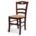 SEDIA PAESANA - MOD. SD 079 - STRUTTURA IN LEGNO DI FAGGIO - SEDUTA IN PAGLIA - PER USO INTERNO - DIM. Cm L 42 x P 41 x H 88 - ALTEZZA SEDUTA cm 47 - NORMA CE