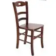 SEDIA PAESANA - MOD. SD 079 SED LEGNO - STRUTTURA IN LEGNO DI FAGGIO - SEDUTA IN LEGNO - PER USO INTERNO - DIM. Cm L 42 x P 41 x H 88 - ALTEZZA SEDUTA cm 47 - NORMA CE