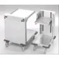 Carrello sollevatore vassoi neutro GN 1/1 - 1 colonna a giorno - Dimensioni L 51 cm x P 80 cm x 90 cm H