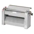 SFOGLIATRICE - MOD. SF500 - 1 COPPIA DI RULLI - DIM. RULLI cm 50 x Ø 5,5 - PULSANTIERA 24VOLT - POTENZA W 600 - ALIMENTAZIONE TRIFASE 400V/3/50HZ - DIMENSIONI cm L 75 x P 45 x 45 H - PESO Kg 44