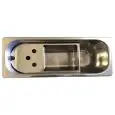 LAVAPORZIONATORE GELATERIA - DOTATO DI TUBO TROPPO PIENO - FORO DI SCARICO 2cm - FORO DI CARICO 1,5cm - DIMENSIONI mm. L 265 x P 110 x 120 h