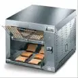 TOSTIERA ROLLER - MOD. ROLLER SMALL VV - CON VARIATORE DI VELOCITA' - PRODUZIONE ORARIA N. 80/360 TOST - ALIMENTAZIONE V 230/50Hz - POTENZA W 2660 - DIM. Cm L 37 X P 48 X h 34 - NORMA CE