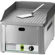 Fry Top a gas professionale da banco piastra rigata cromata Fimar FRY1/RMC