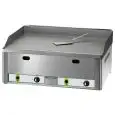 Fry Top a gas professionale da banco piastra liscia cromata Fimar FRY2/LMC