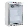 ARMADIO FRIGORIFERO IN LAMIERA VERNICIATA E ABS - STATICO - ECO - Mod. G-ER200G - N. 1 PORTA VETRO - CAPACITA' LT 130 - TEMPERATURA +2º/+8ºC - Dim. cm L 60 x P 58,5 x h 85,5 - Norma CE