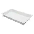 Vasca Gastronorm Bianco in Melamina - MEDRI Linea MELAMINA - Codice GN1/1D - Dimensioni cm 53x32.5 - Altezza cm 65 - Imballo confezione da n. 3 Unità