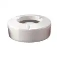 Posacenere Antivento Bianco in Melamina - MEDRI Linea MELAMINA - Codice V22 - Diametro 12,5 cm - Altezza cm 4 - Imballo confezione da n. 18 Unità
