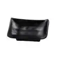 Piattino Rettangolare Nero in Melamina - MEDRI Linea MELAMINA - Codice LJP6038 - Dimensioni cm 10x6.5 - Imballo confezione da n. 12 Unità
