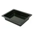 Vasca Gastronorm Nero in Melamina - MEDRI Linea MELAMINA - Codice GN1/2D - Dimensioni cm 32.5x26 - Altezza cm 65 - Imballo confezione da n. 3 Unità